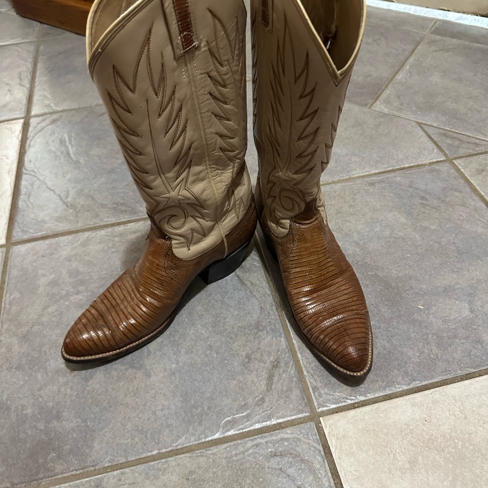 Dan Post Two-Tone Western Boots
